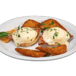 Eggs & Ham OR Bacon Benedict